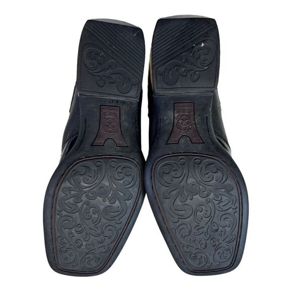 Ariat Women's Leather Slip-On Mule Bootie Square Toe Shoes Black Size 9B - Picture 8 of 12